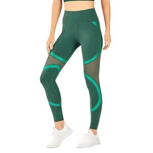 Fabletics Define PowerHold High-Waisted Legging in Sycamore Ivy Shine XS